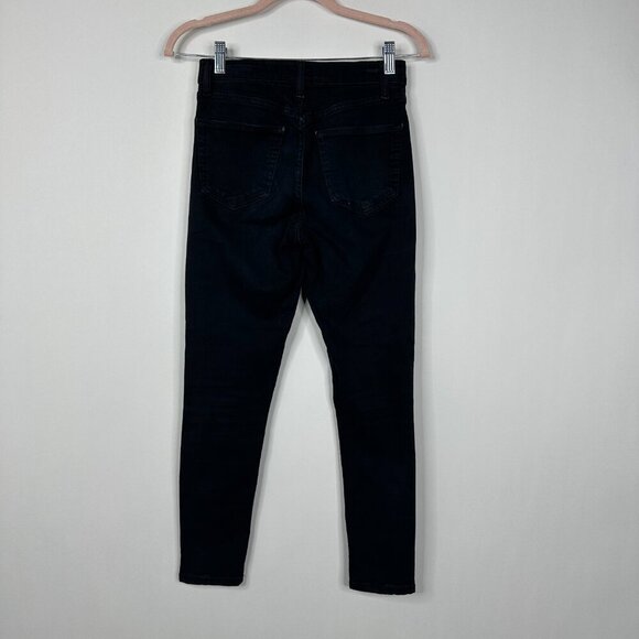 2/$30 Topshop Moto Jamie Jeans High Rise Ankle Skinny Jet Black 26 #9394 - Picture 8 of 12